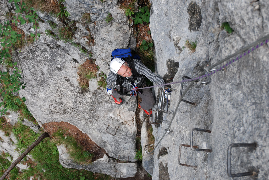 Albert, überhängende Schlusswand 10m D