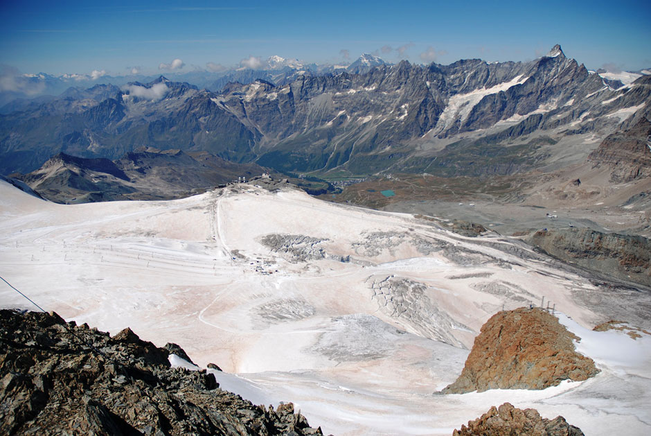 Blick von Kleinmatterhorn