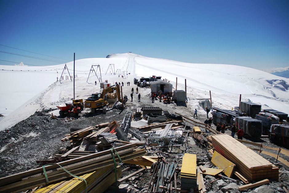 Kleinmatterhorn, Baustelle (Restaurant)