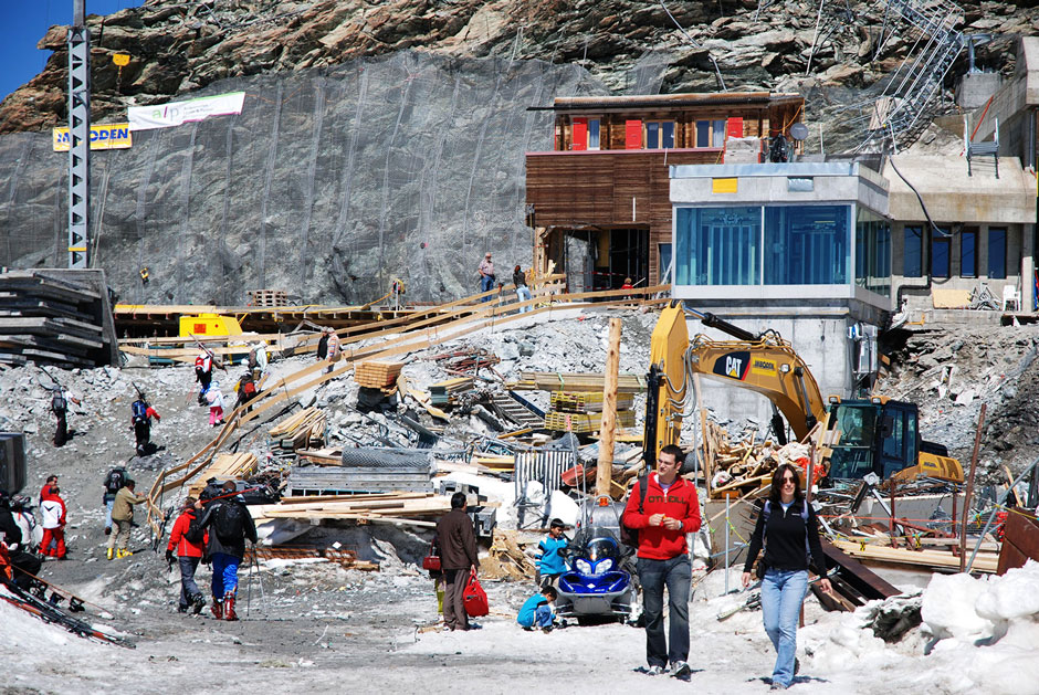 Kleinmatterhorn, Baustelle (Restaurant)