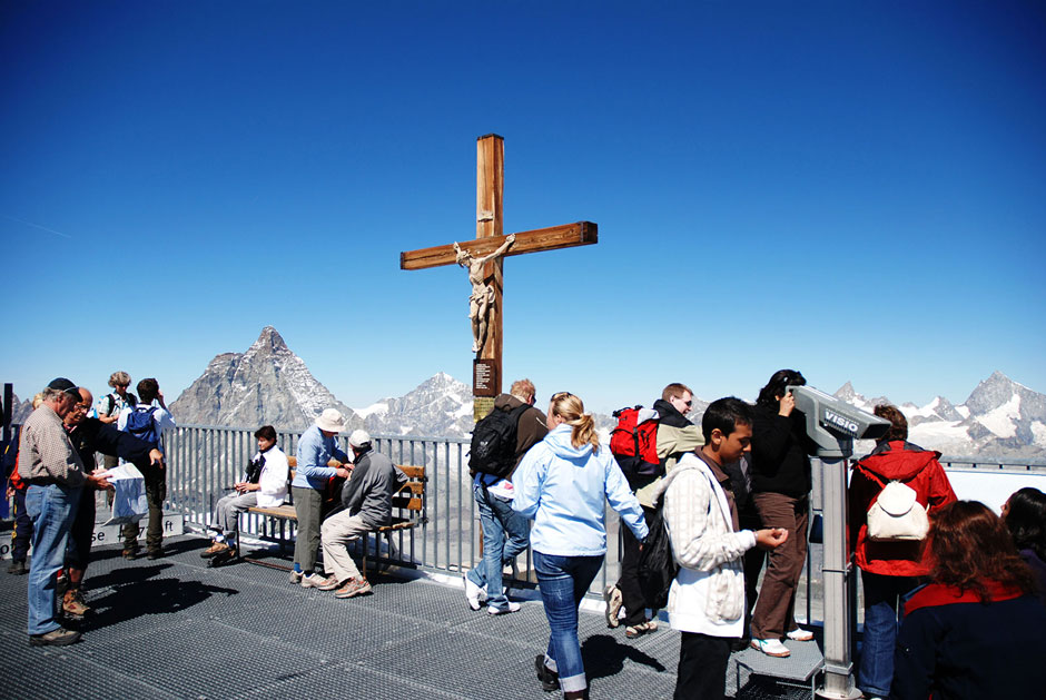 Kleinmatterhorn, Gipfelkreuz