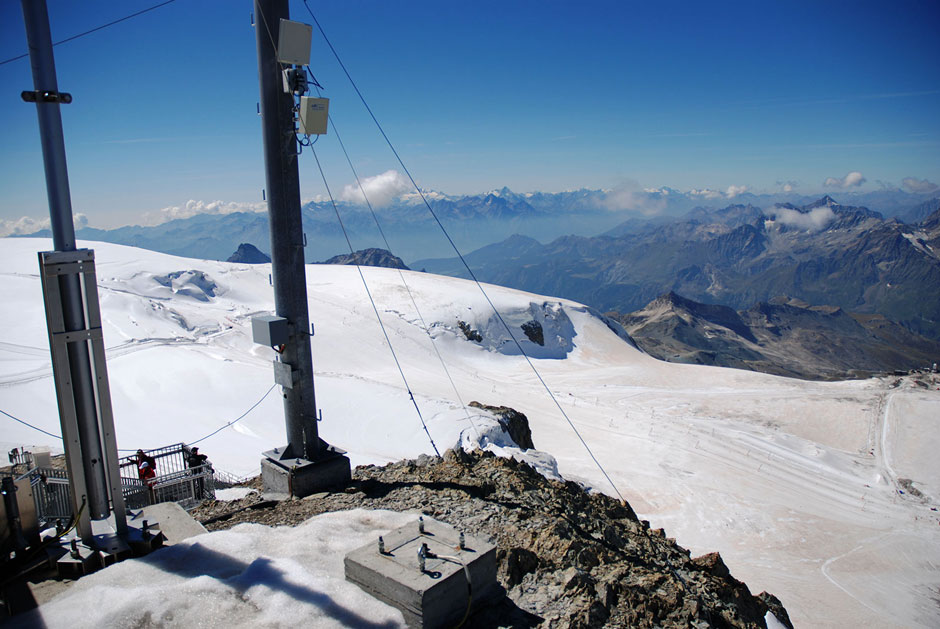 Blick von Kleinmatterhorn