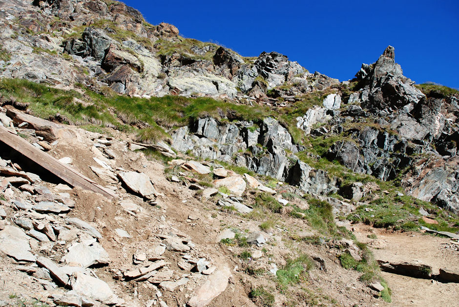 Weg zur Hörnlihütte