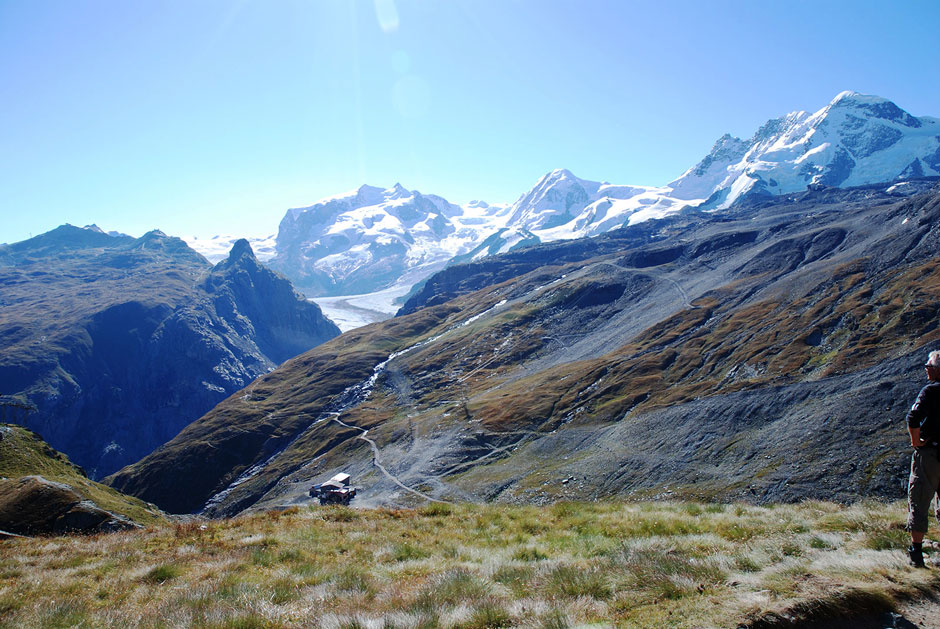 Weg zur Hörnlihütte mit Riffelhorn