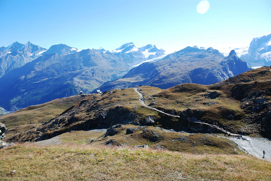 Weg zur Hörnlihütte, Rückblick