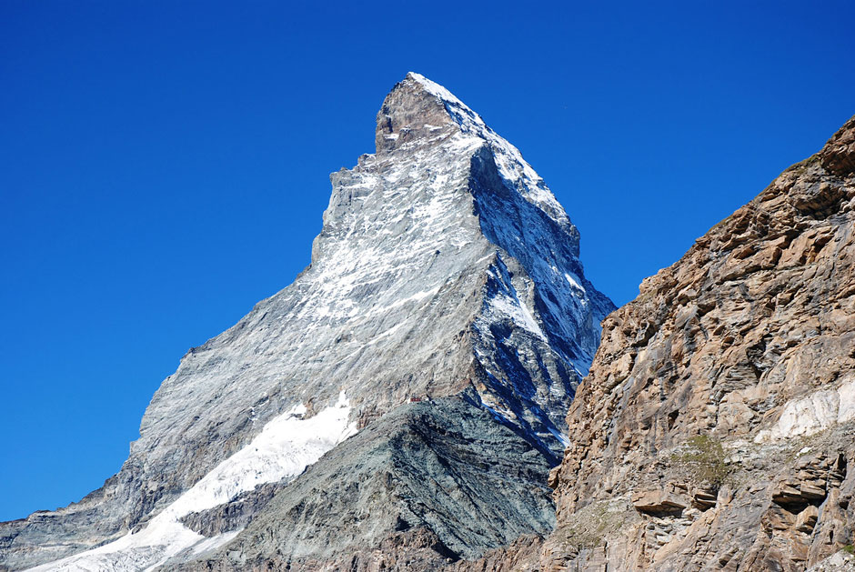 Matterhorn und Hörnlihütte