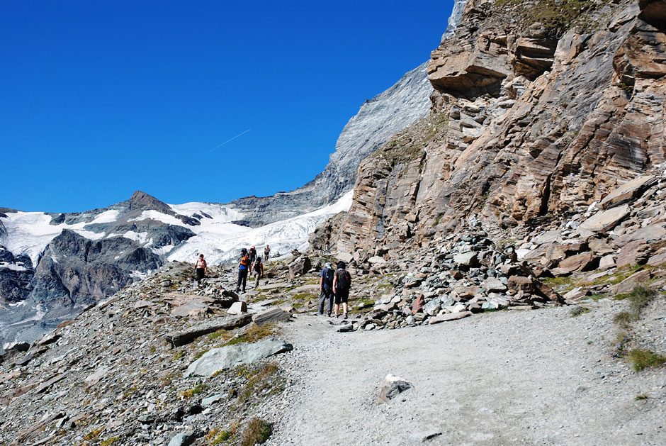 Weg zur Hörnlihütte