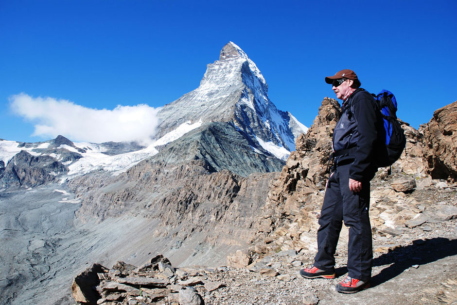 Albert, Weg zur Hörnlihütte mit Matterhorn