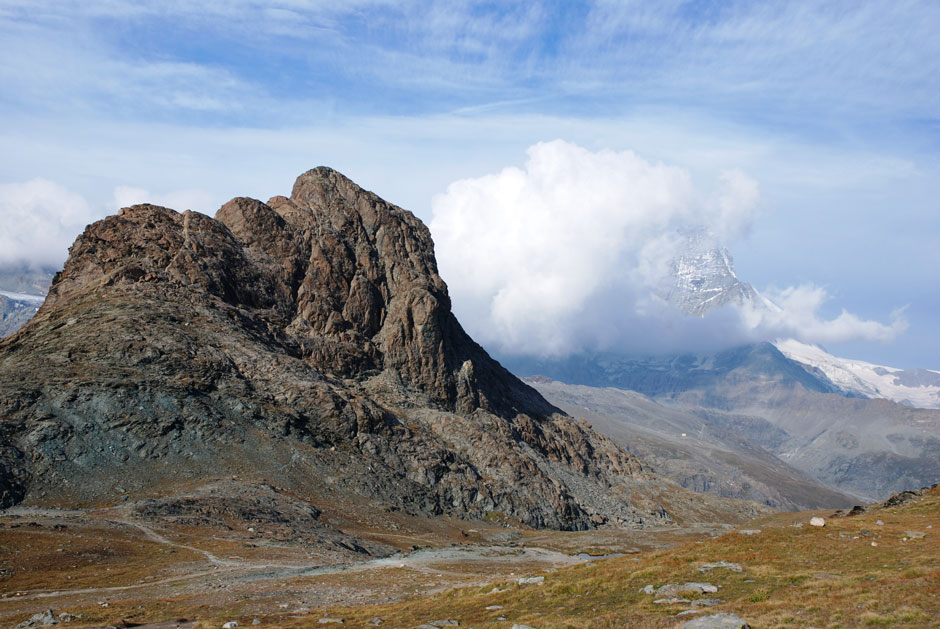 Riffelhorn und Matterhorn