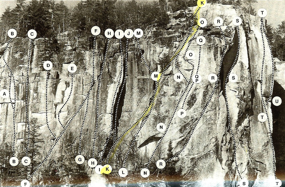 Übersicht Route K (Upper Refuse)