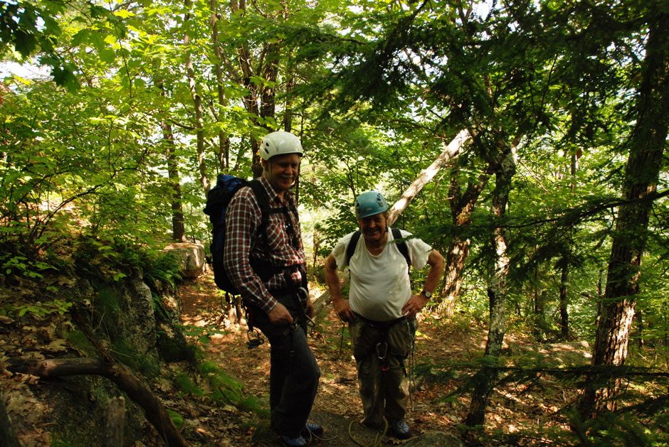 Ende der Kletterroute