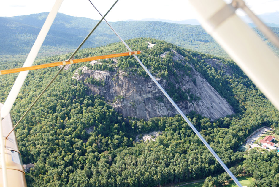 Whitehourse Ledge vom Doppeldecker