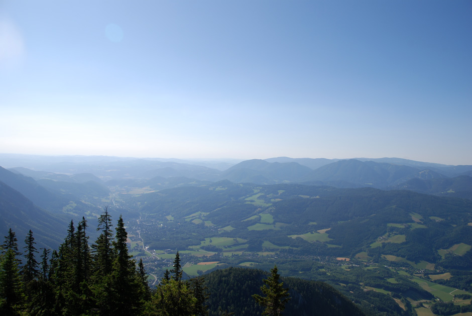 Rundblick vom Berggasthof