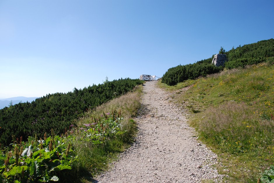 vom Ottohaus zum Vilma-Haid-Aussicht