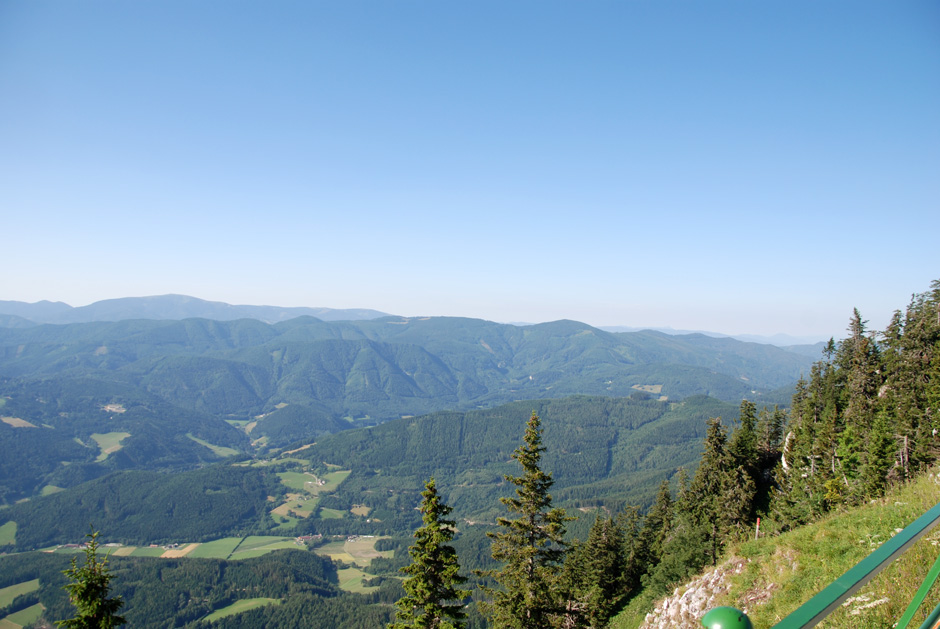 Rundblick vom Berggasthof