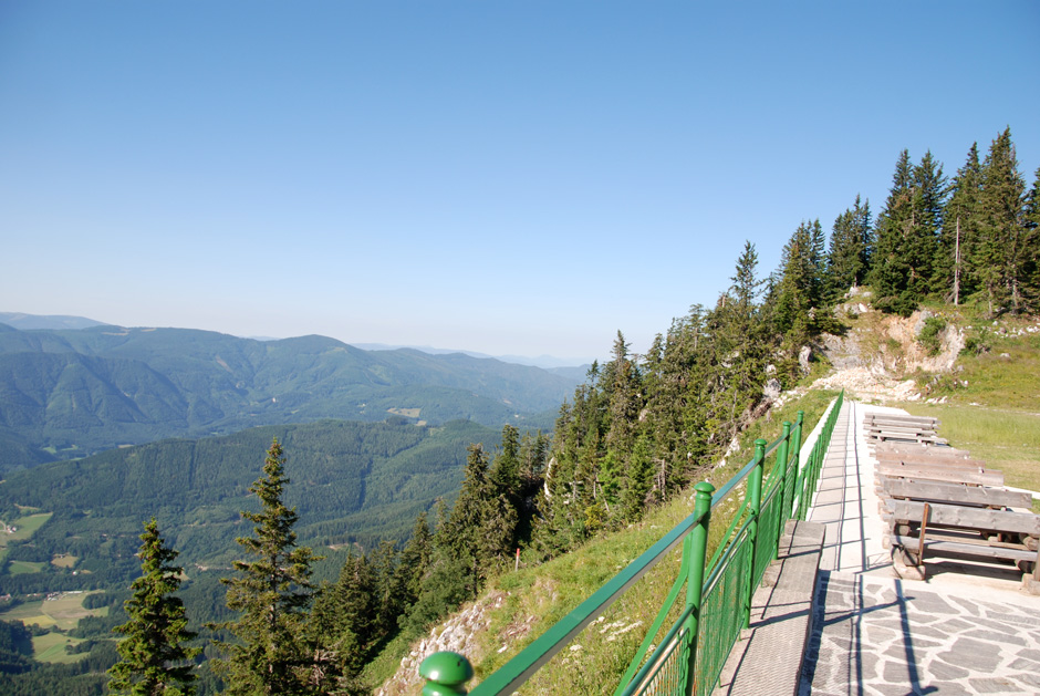 Rundblick vom Berggasthof