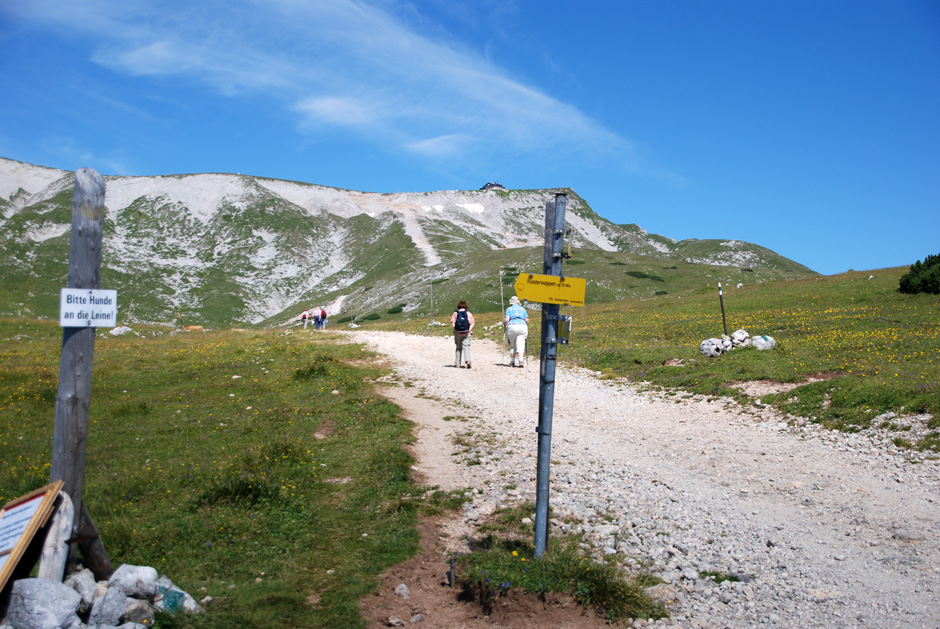 links Richtung Klosterwappen