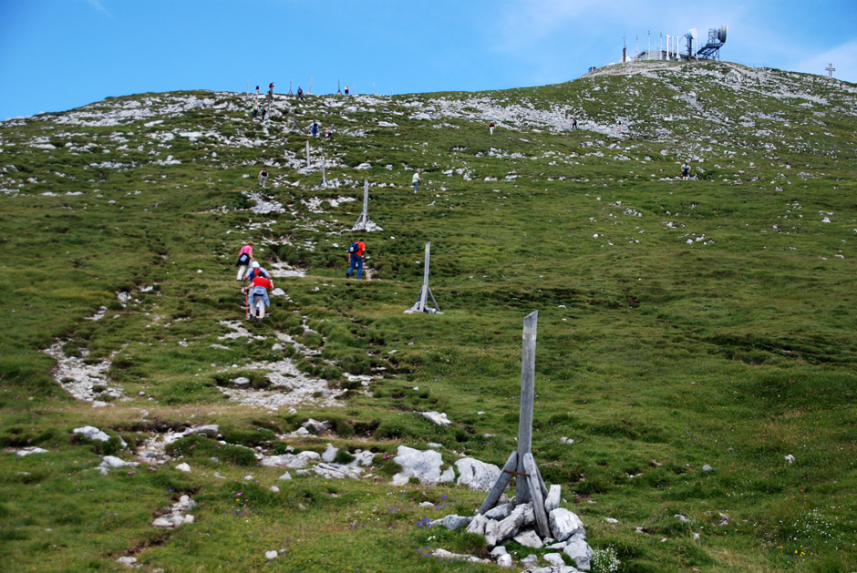 Wanderweg Richtung Klosterwappen