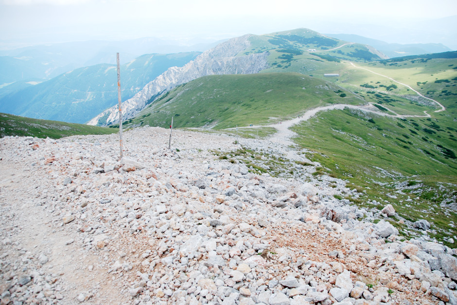 Wanderweg Richtung Bergbahnhof