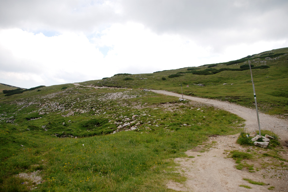 Wanderweg Richtung Bergbahnhof