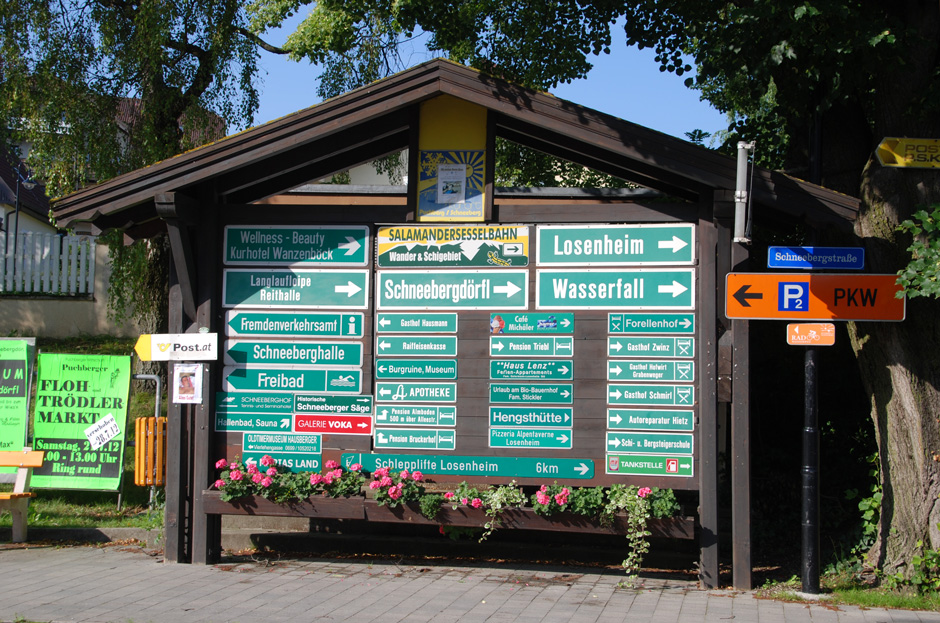 Informationstafeln
