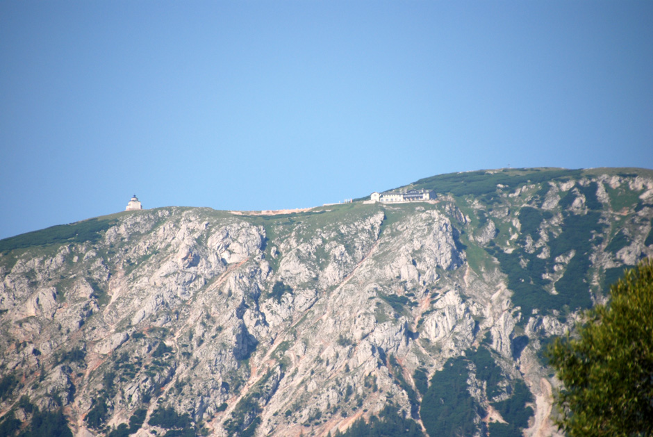 Schneeberg mit Elisabethkirche und Bergbahnhof