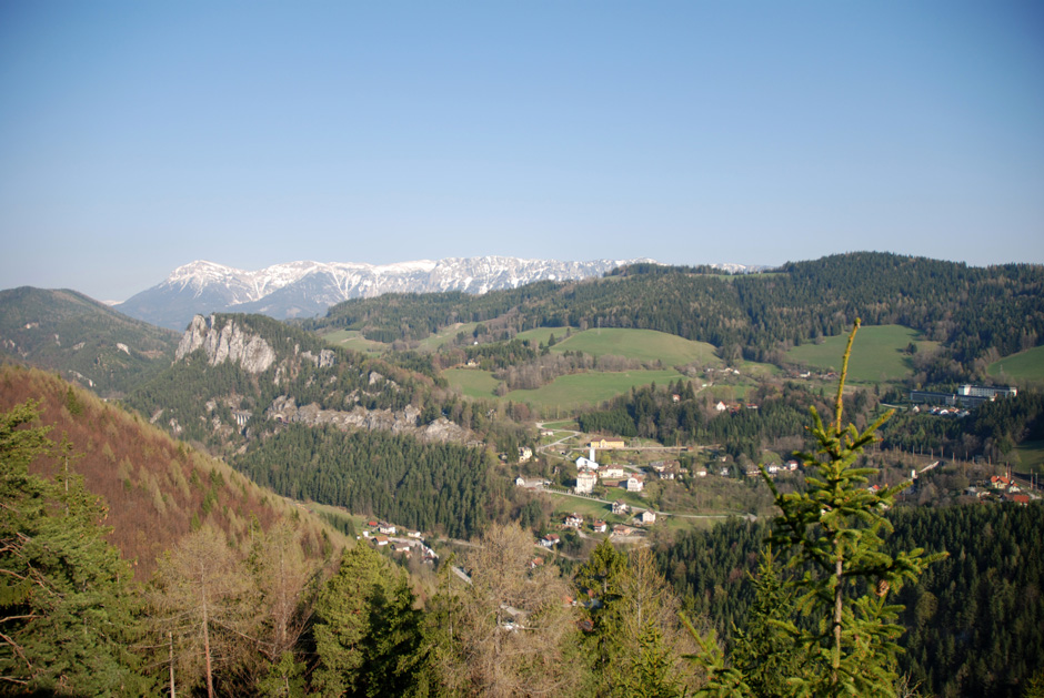 Raxalpe mit Preiner Wand, Breitenstein und Kreuzberg