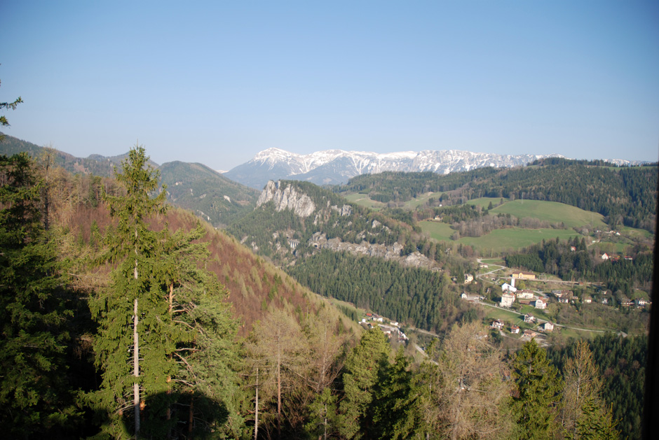 Raxalpe mit Heukuppe und Polleroswand