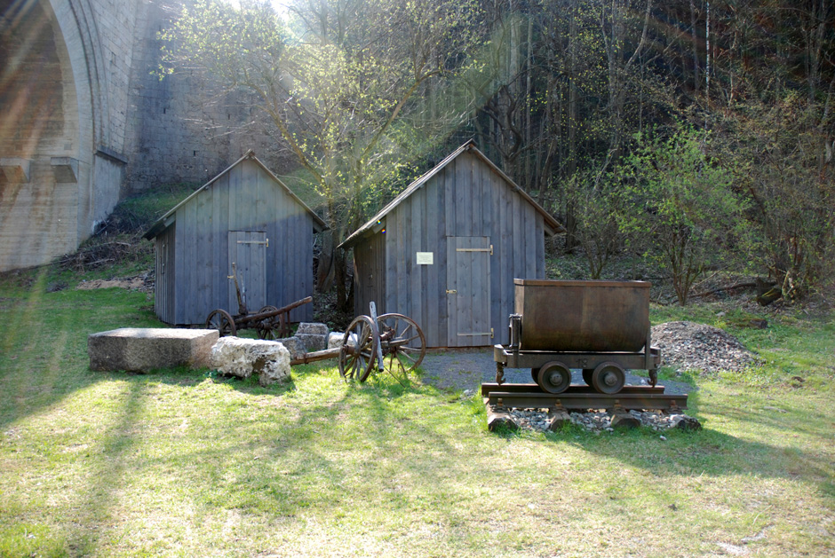 Arbeitsgeräte für den Semmeringbau