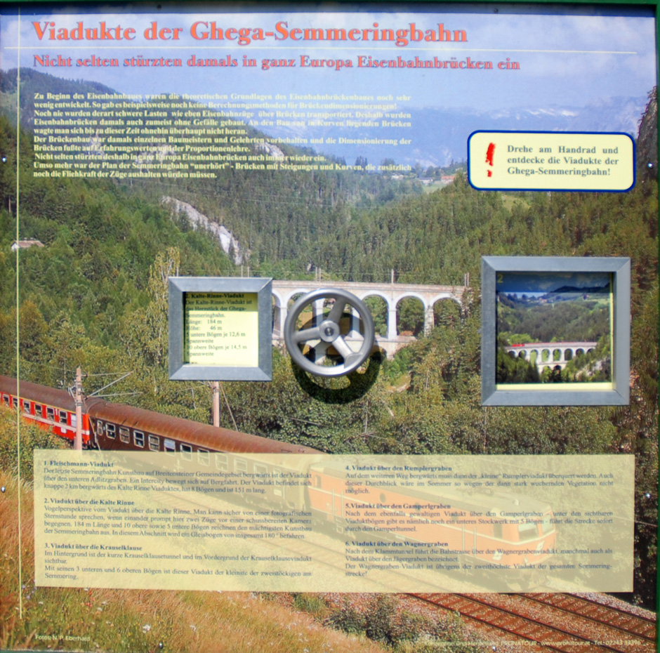 Informationstafel Kalte-Rinne-Viadukt