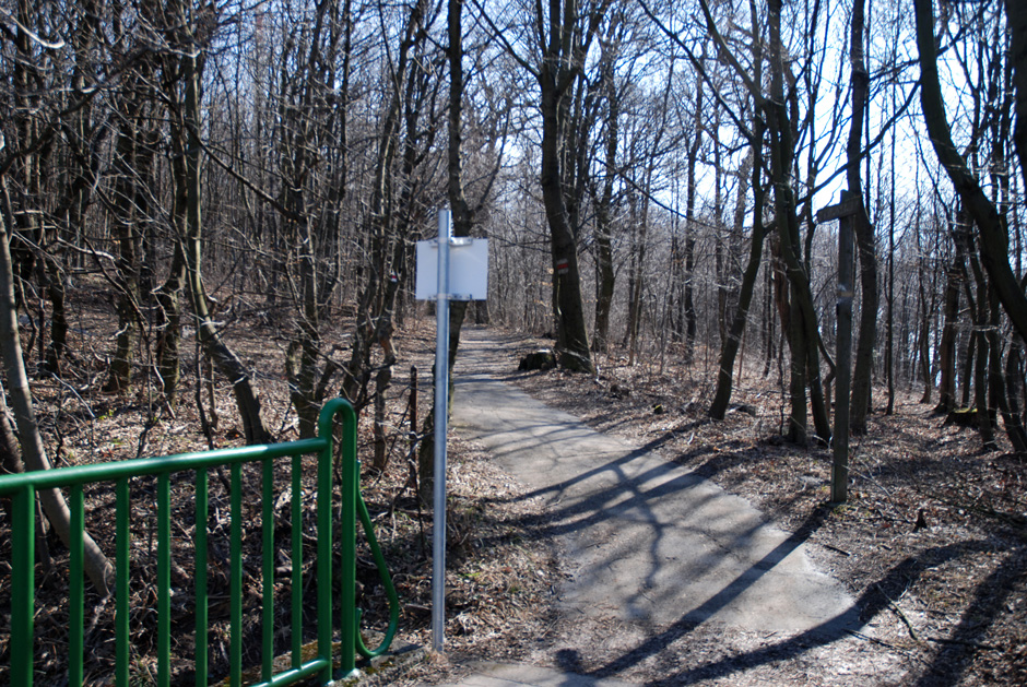 Gehweg zum ORF-Sender Kahlenberg