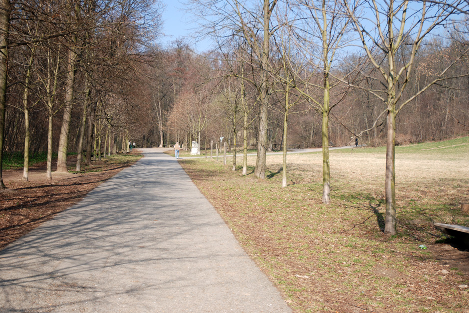  Abzweigung nach rechts Hameauweg