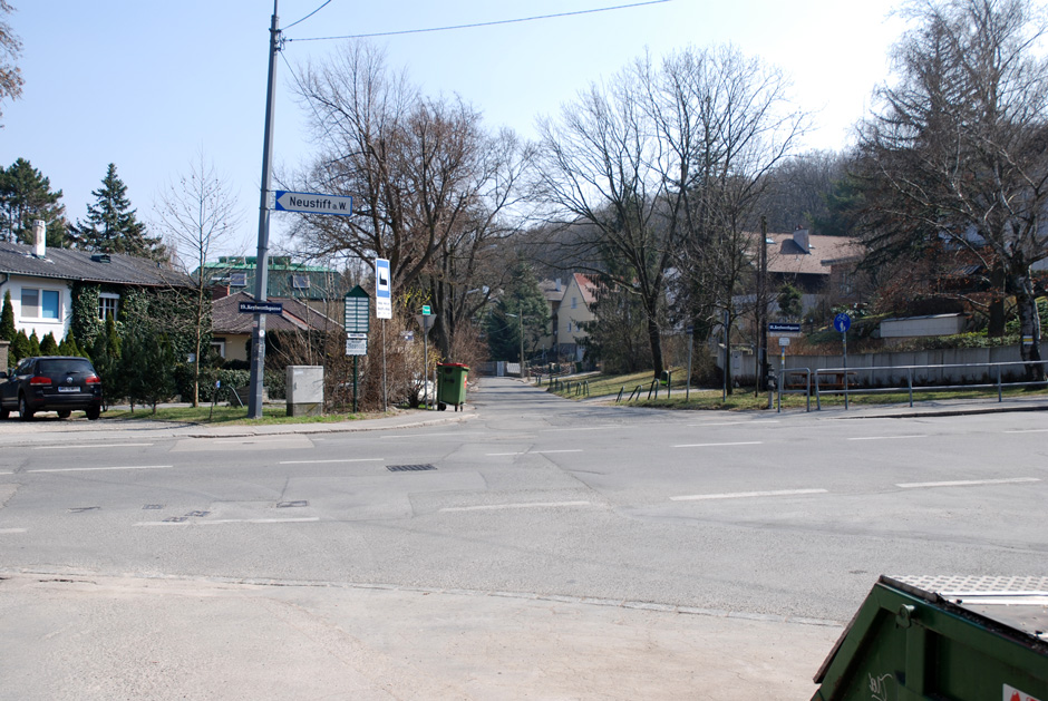 Waldrandweg, rechts Keylwerthgasse