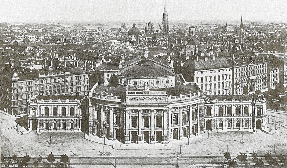 Archivbild: Burgtheater, Hauptansicht, 1900
