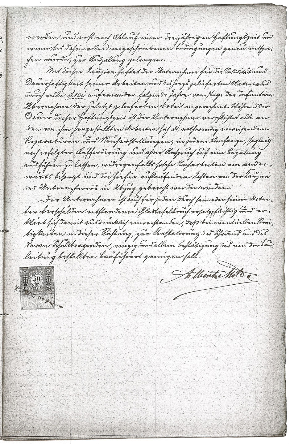 Herstellung von Beschläge-Arbeiten an Fenster etc. im Hofburgtheater, Blatt 9