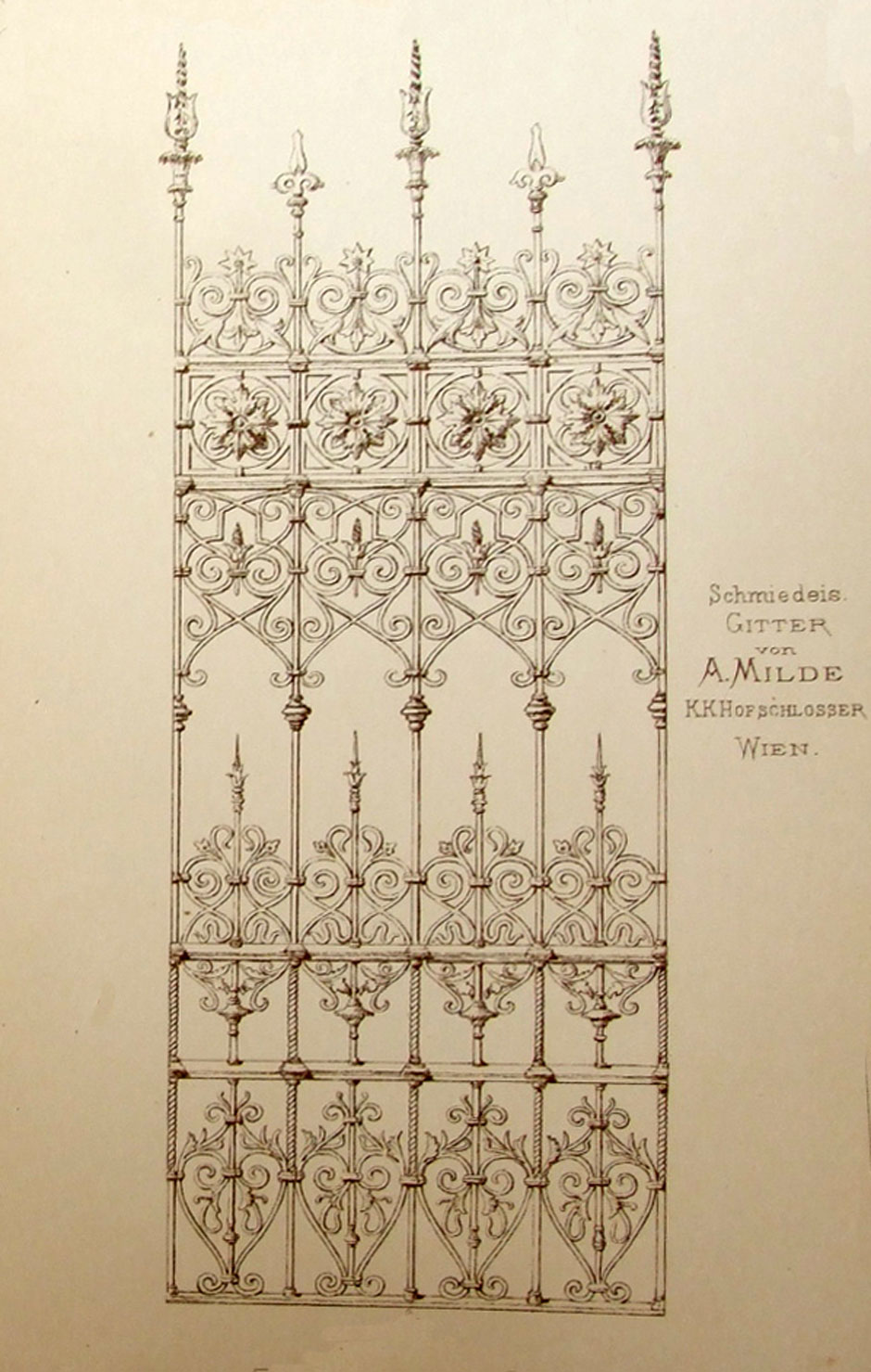 Archivbild: Schmiedeeisernes Gitter