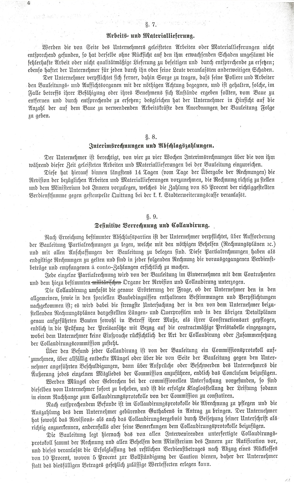 Lieferung von Dachkonstruktionen für das Haus-Hof-Staatsarchiv, Blatt 11
