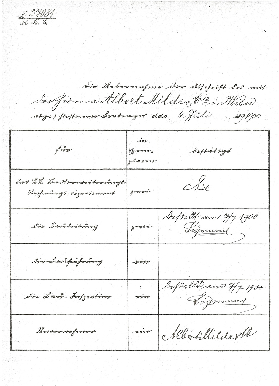 Lieferung von Dachkonstruktionen für das Haus-Hof-Staatsarchiv, Blatt 17