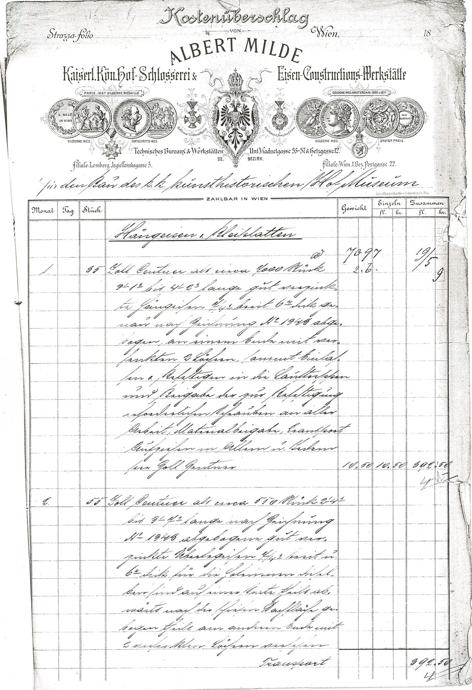 ÖStA: AT-OeStA/AVA Inneres MdI STEF A Hofbauk. 15.47 Zl. 4412 vom 19.07.1879; Blatt 12