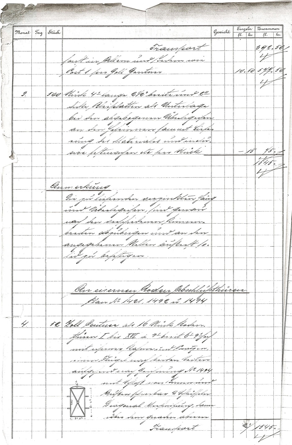 ÖStA: AT-OeStA/AVA Inneres MdI STEF A Hofbauk. 15.47 Zl. 4412 vom 19.07.1879; Blatt 13