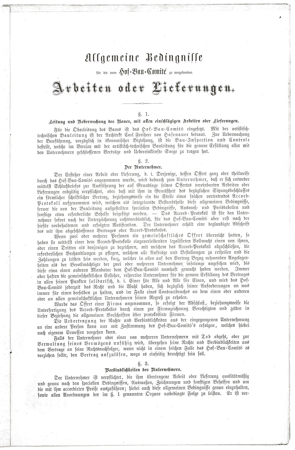 Lieferung von Eisenkonstruktionen zur Verstärkung einiger Fußböden in den Sälen Blatt 3