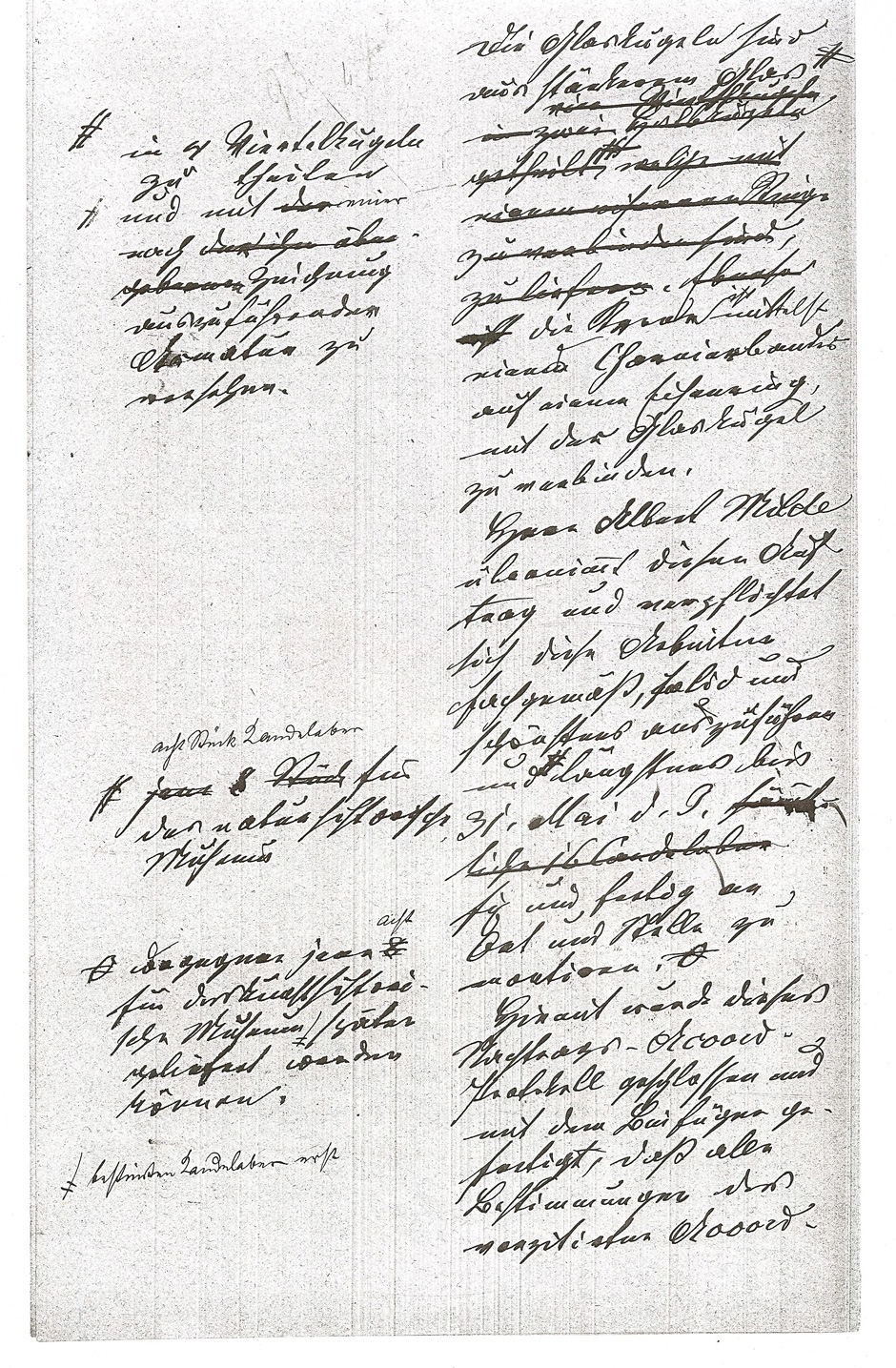 Lieferung von Gaskandelaber für die beide Hofmuseen durch Albert Milde, Blatt 4