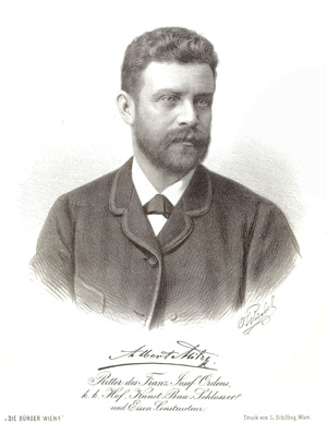 Porträt von k. k. Albert Milde, 1884