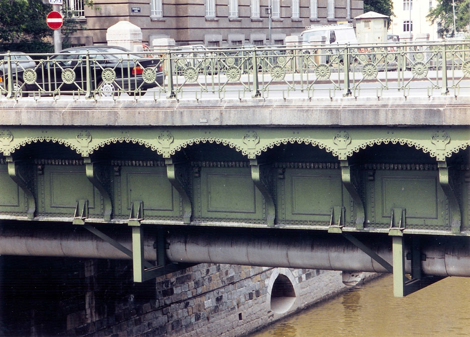 Kleine Marxerbrücke, Detailansicht
