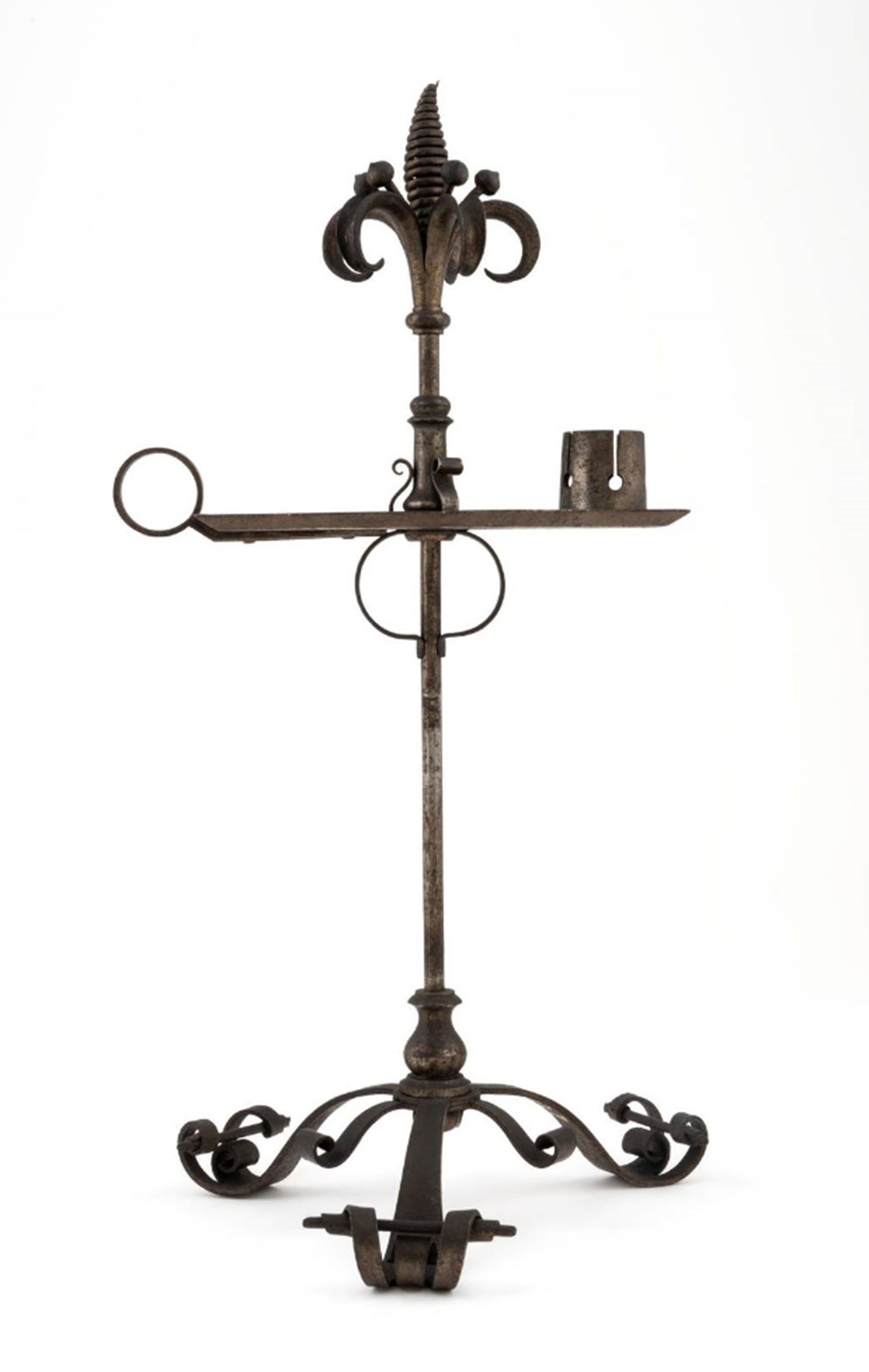 MAK Archivbild 10: Kerzenleuchter, Eisen, 1881