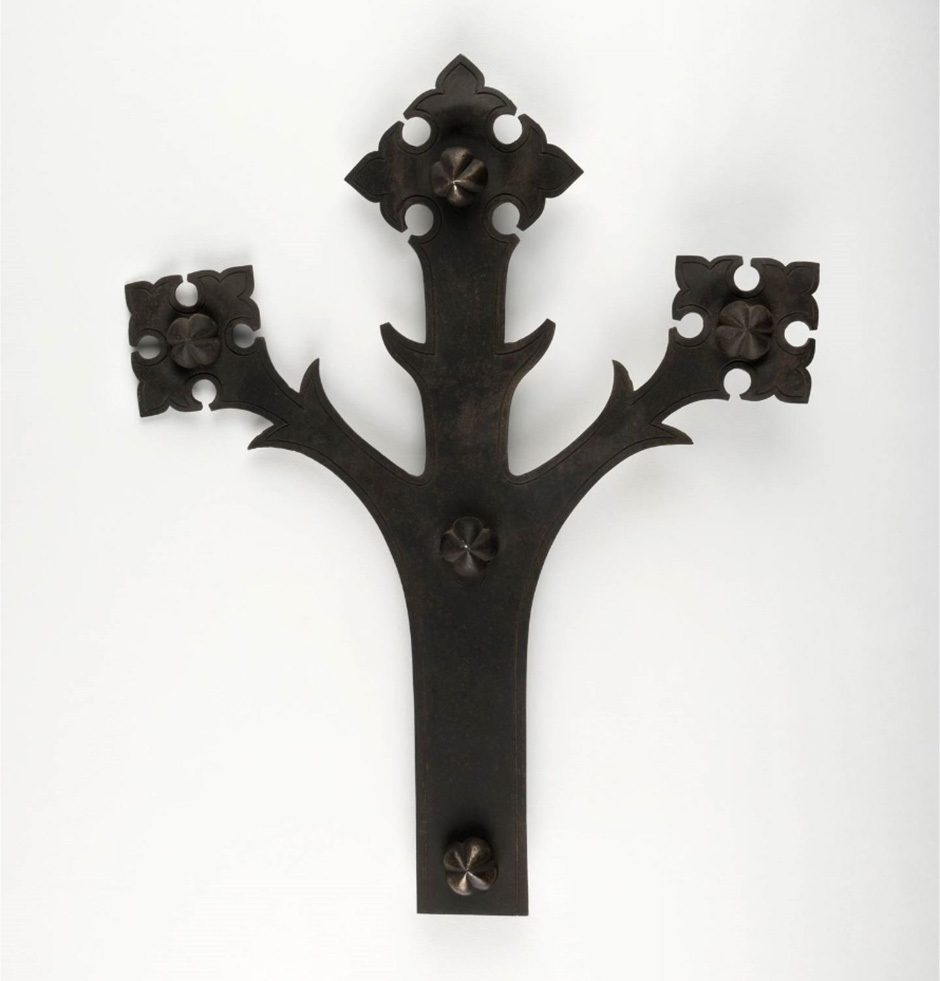 MAK Archivbild 60: Beschlag, Eisen geschwärzt, HxB 31,5x25,2 cm, 1867 bis 1900
