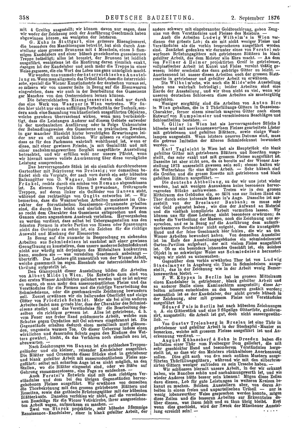 Deutsche Bauzeitung No. 71, Seite 358