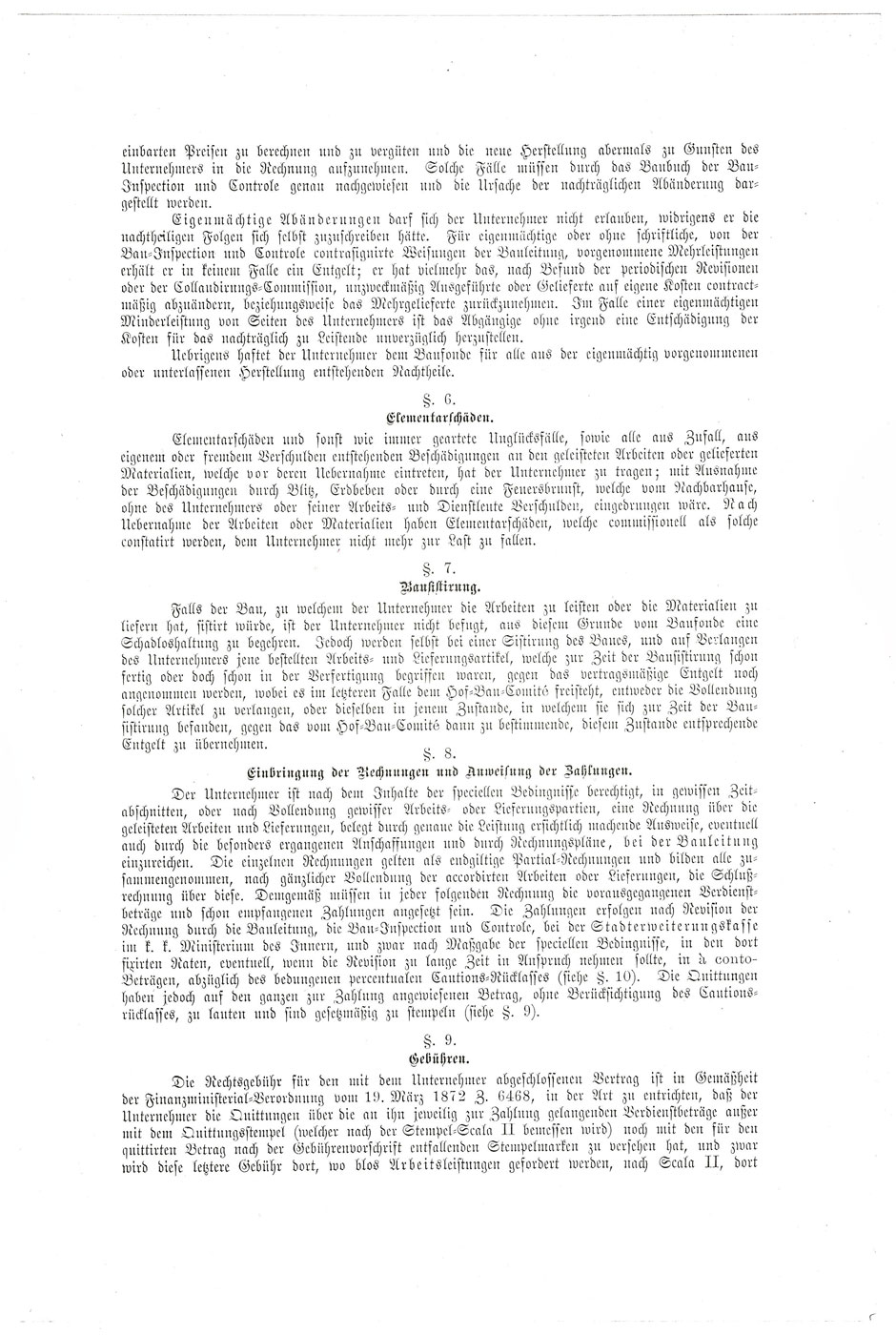 Herstellung der Rinnenböden und Schlosserarbeiten für die Hofmuseen, Blatt 25