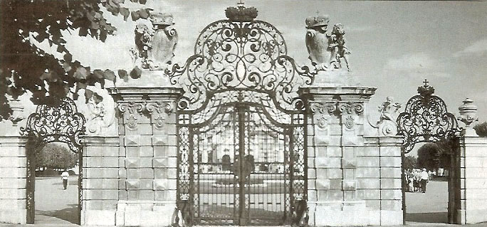 Baroque Lattice Gate in the High Belvedere