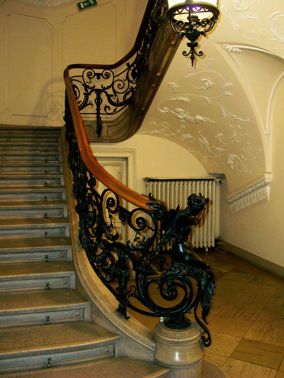 Archivbild: Palais Sturany, Erdgeschoss, Hauptstiege